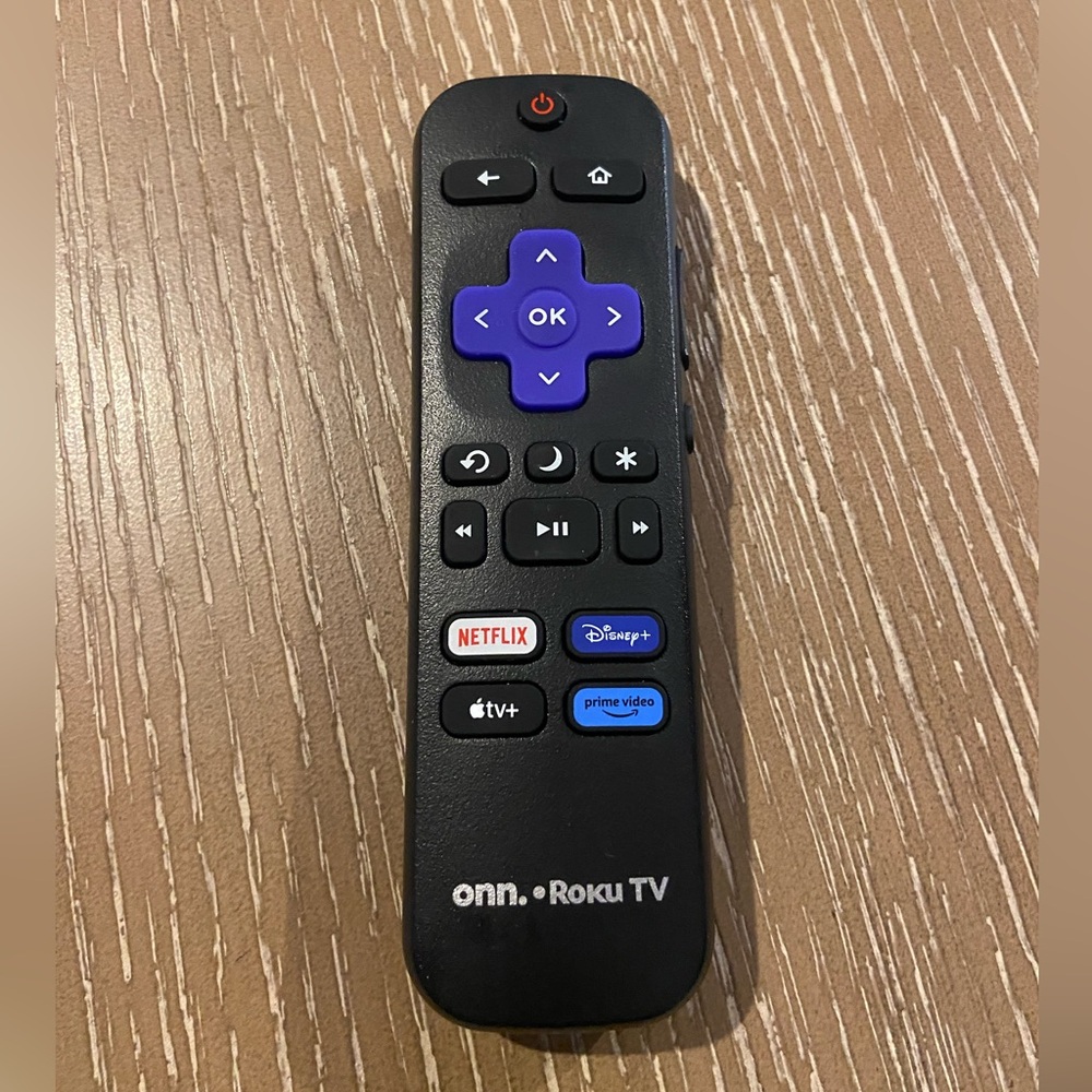 Genuine ONN ROKU TV Remote RC-ALIR NETFLIX & DISNEY+ & APPLE TV & Prime Vid USED